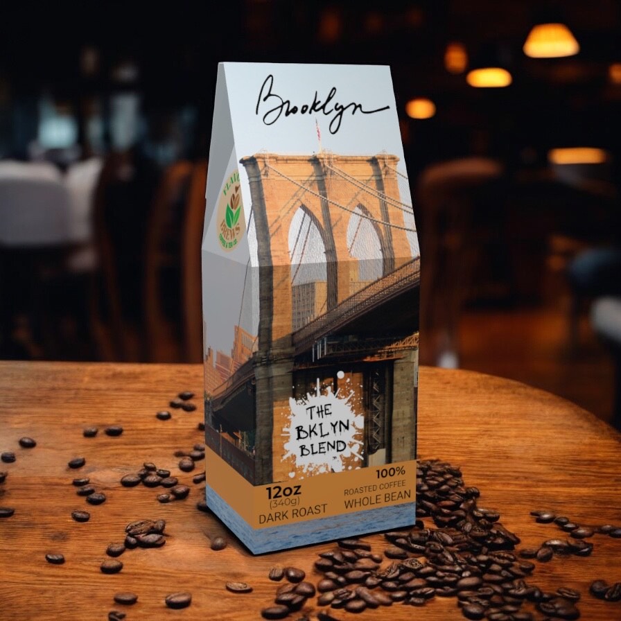 Brooklyn Blend Coffee – Dark Roast, Whole Bean & Ground