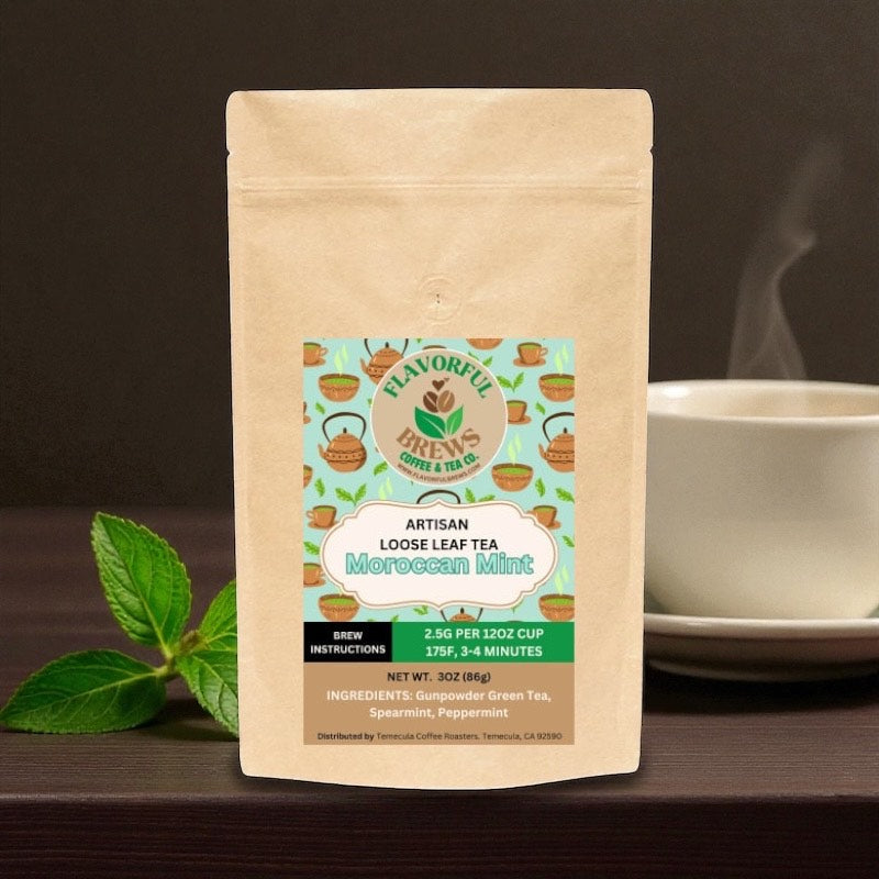 Moroccan Mint Tea - Refreshing Green Tea with Mint | Flavorful Brews