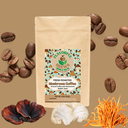 Coffee with Mushrooms Dark Roast