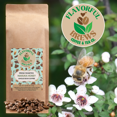 Discover the Golden Brew: Coffee Glazed with Raw New Zealand Manuka Honey