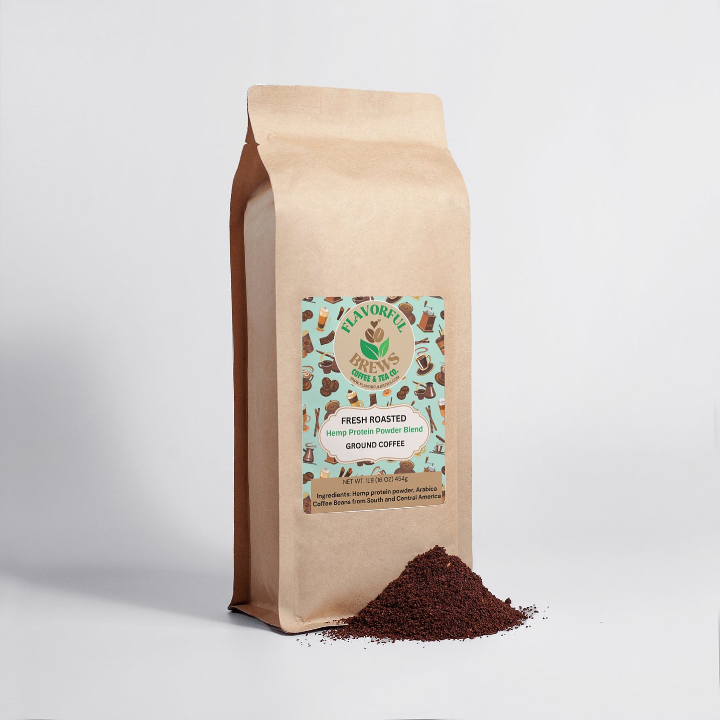 Hemp Protein Powder Coffee Blend
