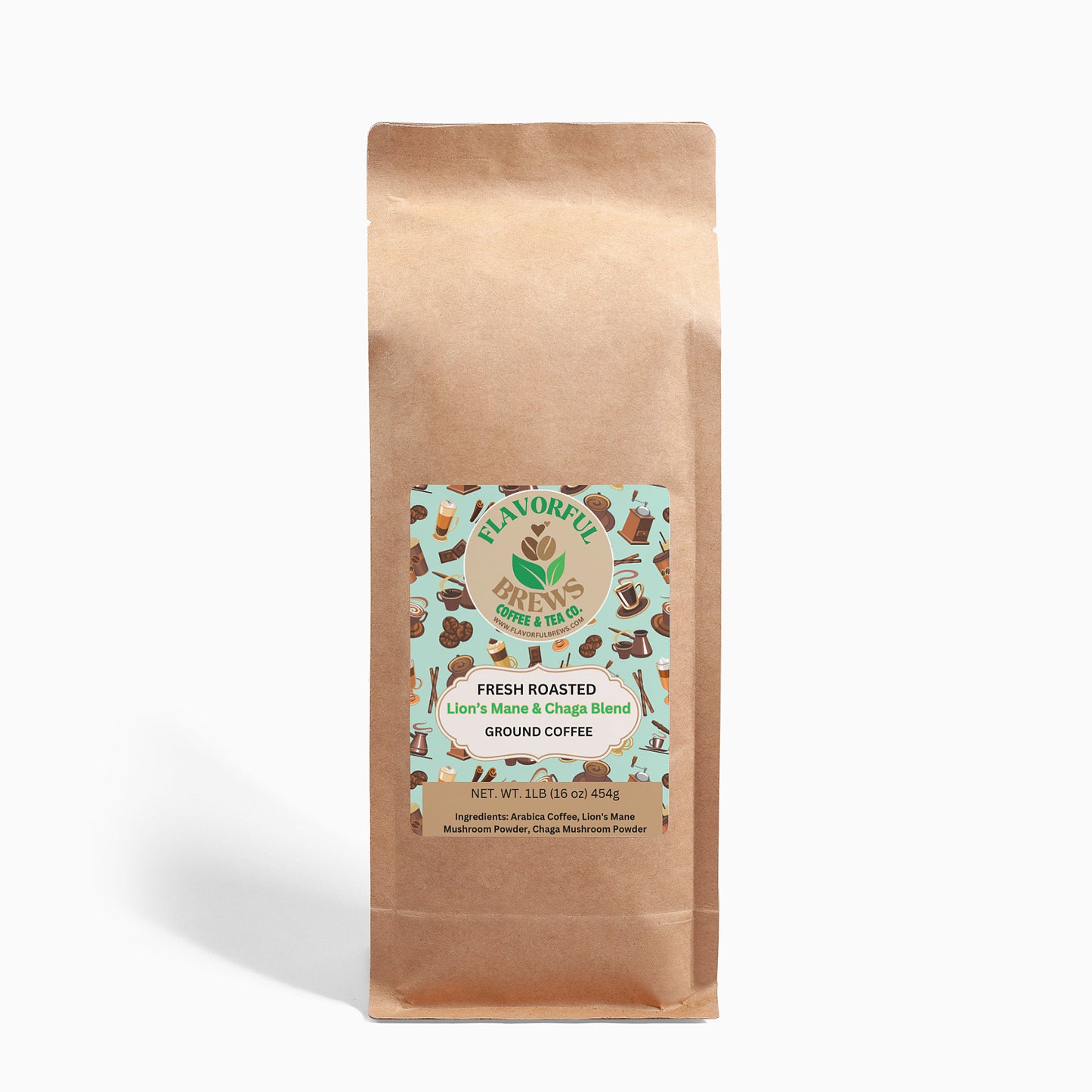 Lion's Mane and Chaga Mushroom Coffee Blend