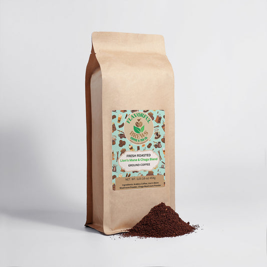 Lion's Mane and Chaga Mushroom Coffee Blend
