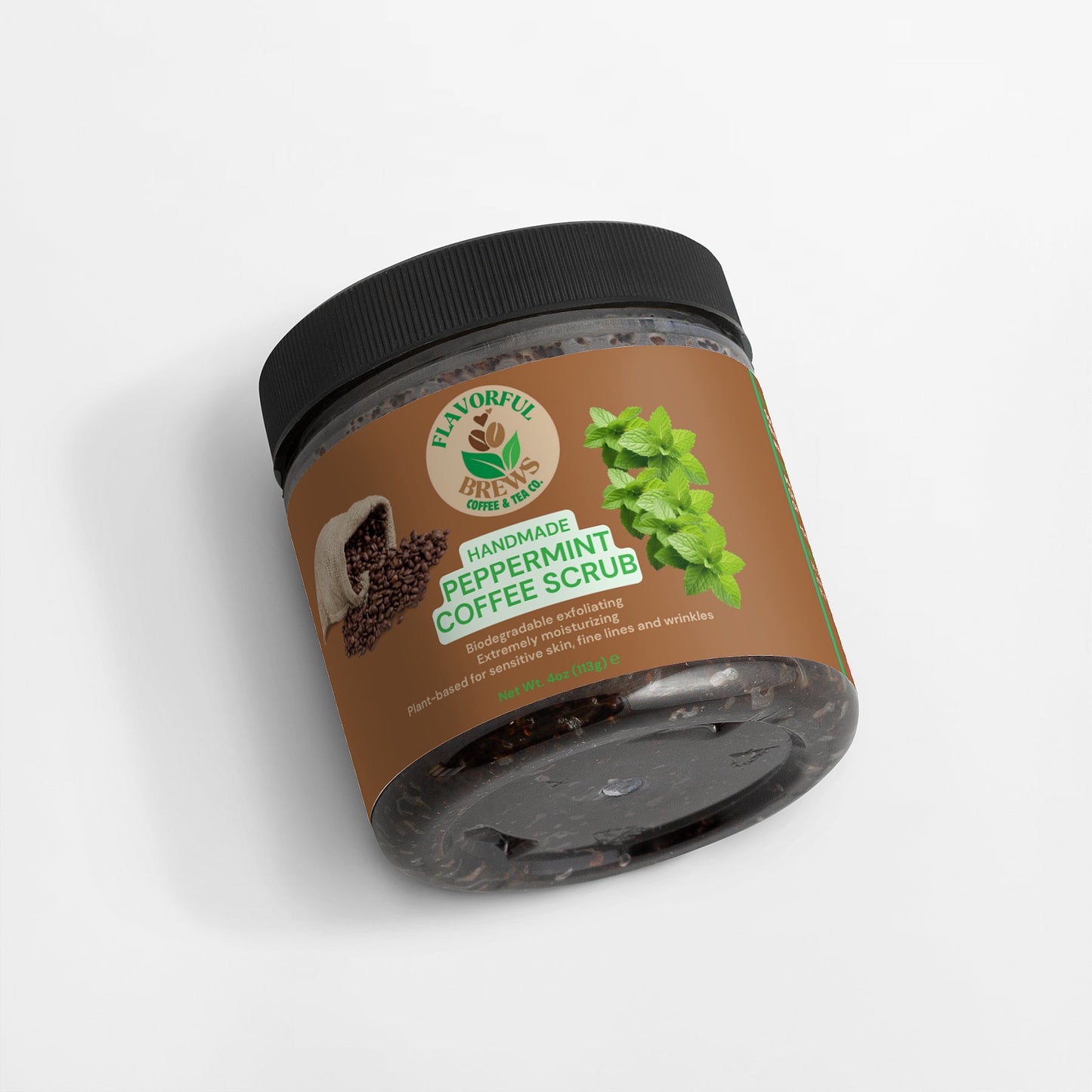 Handmade Peppermint Coffee Scrub