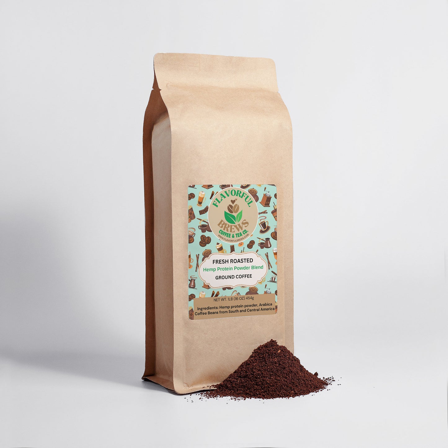 Hemp Protein Powder Coffee Blend