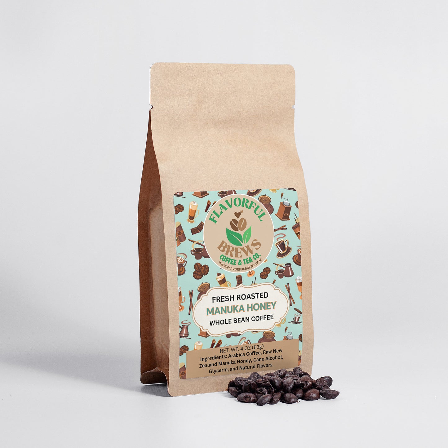 Manuka Honey Coffee 4oz