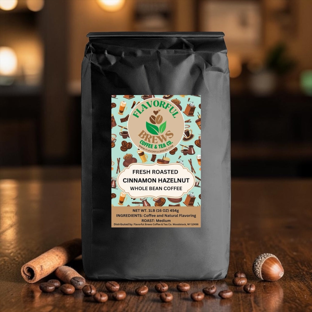 Cinnamon Hazelnut Coffee | Medium Roast