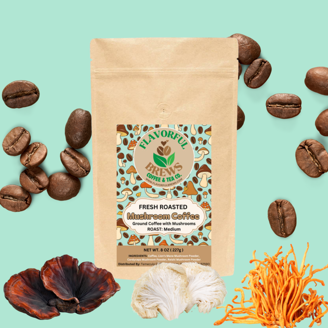 Coffee with Mushrooms Medium Roast